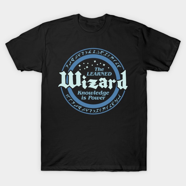 Dungeons and Dragons Wizard Class T-Shirt by Natural 20 Shirts